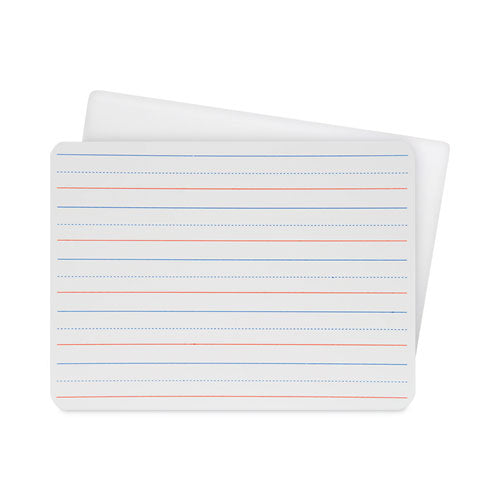 Two-Sided Red/Blue Ruled Dry Erase Board