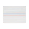 Magnetic Two-Sided Red/Blue Ruled Dry Erase Board
