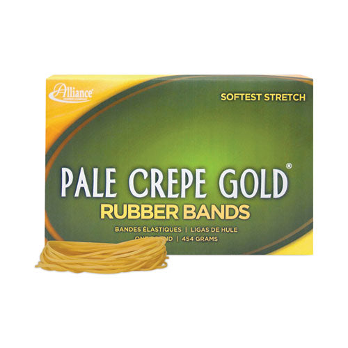 Pale Crepe Gold Rubber Bands