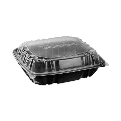 EarthChoice Vented Dual Color Microwavable Hinged Lid Container