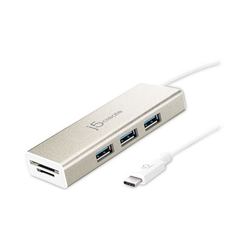 USB-C Hub with SD/Micro SD Card Reader