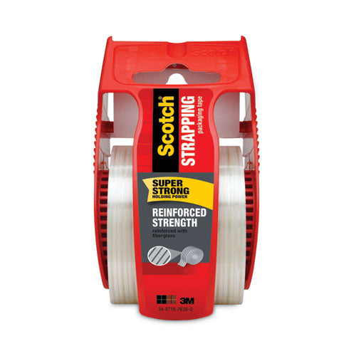 Reinforced Strength Shipping and Strapping Tape in Dispenser