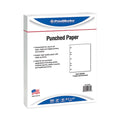 Perforated and Punched Paper