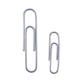 Plastic-Coated Paper Clips with Two-Compartment Dispenser Tub