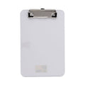 Plastic Clipboard with Low Profile Clip