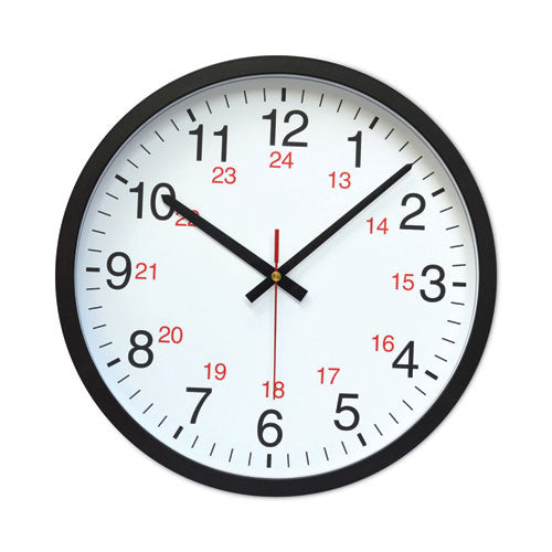 24-Hour Round Wall Clock