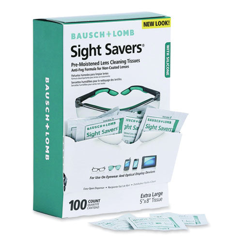 Sight Savers Pre-Moistened Anti-Fog Tissues with Silicone