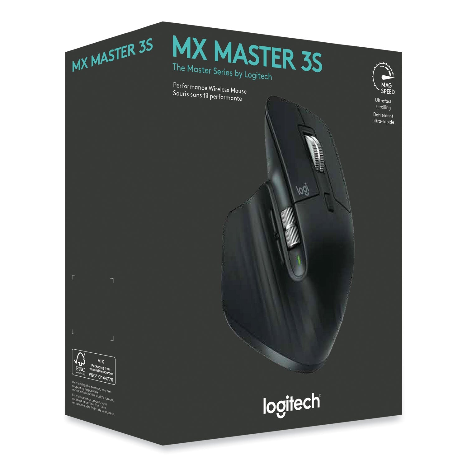 Logitech® MX Master 3S Performance Wireless Mouse, 2.4 GHz