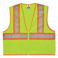 GloWear 8229Z Class 2 Economy Two-Tone Zipper Vest
