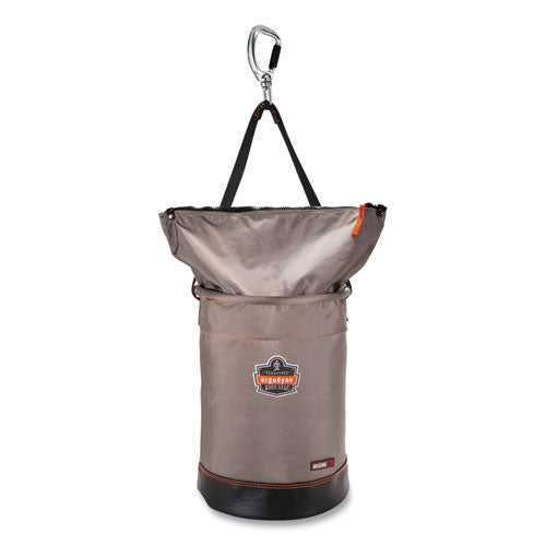 Arsenal 5974 Hoist Bucket Tool Bag with Swiveling Carabiner and Zipper Top
