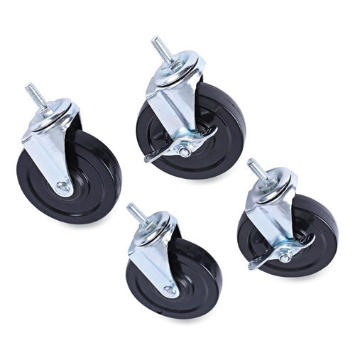 Optional Casters for Wire Shelving