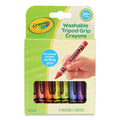 Washable Tripod Grip Crayons