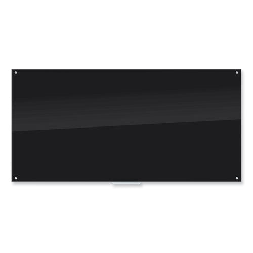Black Glass Dry Erase Board