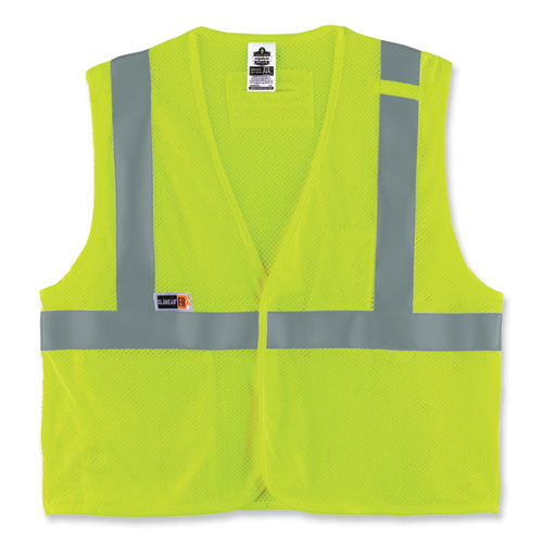 GloWear 8263FRHL Class 2 FR Safety Economy Hook and Loop Vest