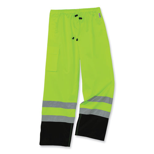 GloWear 8915BK Class E Hi-Vis Rain Pants Black Bottom