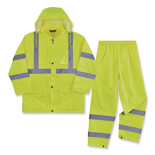 GloWear 8376K Lightweight HV Rain Suit