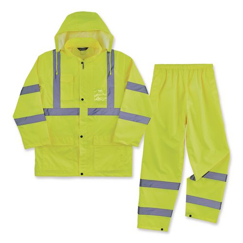 GloWear 8376K Lightweight HV Rain Suit