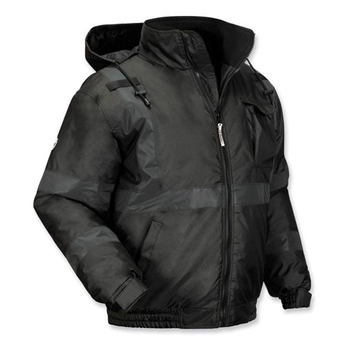 GloWear 8377EV Non-Certified Hi-Vis Quilted Bomber Jacket