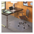 EverLife Chair Mat for Flat Pile Carpet with Lip