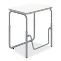 AlphaBetter 2.0 Height-Adjust Student Desk with Pendulum Bar