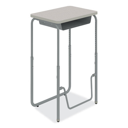 AlphaBetter 2.0 Height-Adjustable Student Desk with Pendulum Bar and Book Box