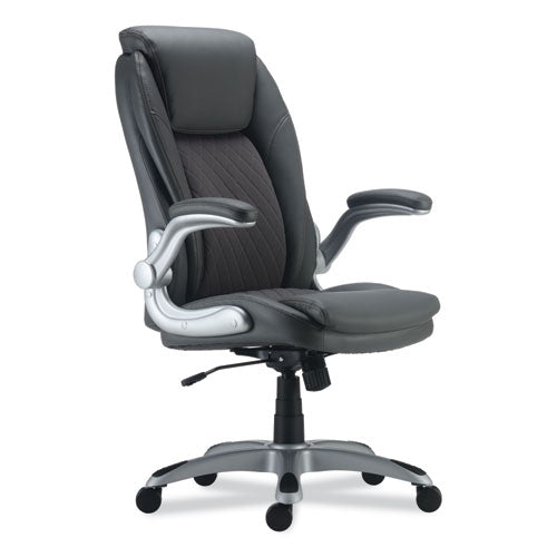 Alera Leithen Bonded Leather Midback Chair