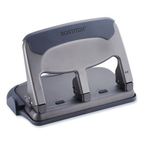 40-Sheet EZ Squeeze Antimicrobial Protected Heavy-Duty Three-Hole Punch