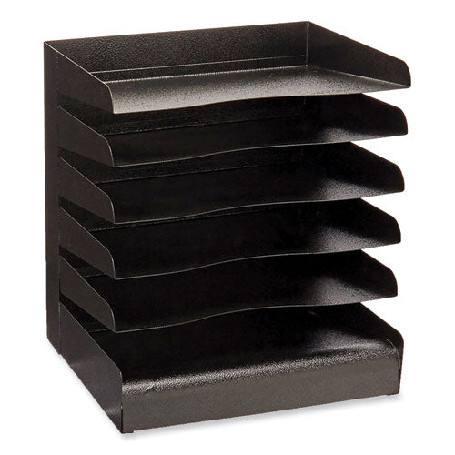Steel Six-Shelf Desk Tray Sorter