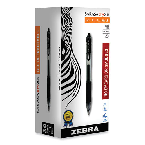 Sarasa Dry Gel X20 Gel Pen Value Pack