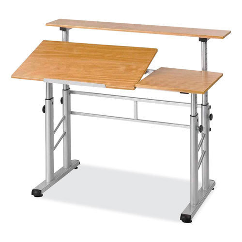 Height-Adjustable Split Level Drafting Table