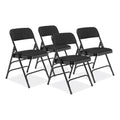2300 Series Fabric Upholstered Triple Brace Premium Folding Chair