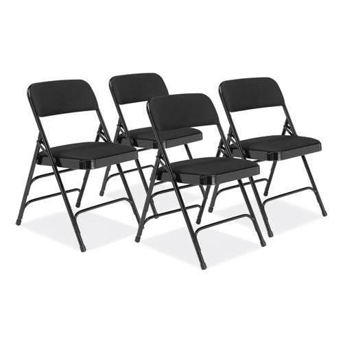 2300 Series Fabric Upholstered Triple Brace Premium Folding Chair