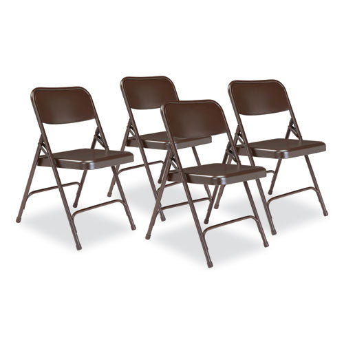 200 Series Premium All-Steel Double Hinge Folding Chair
