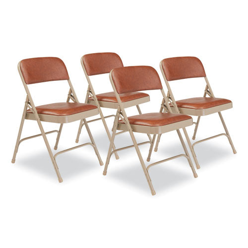 1200 Series Vinyl Dual-Hinge Folding Chair