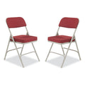 3200 Series Premium Fabric Dual-Hinge Folding Chair