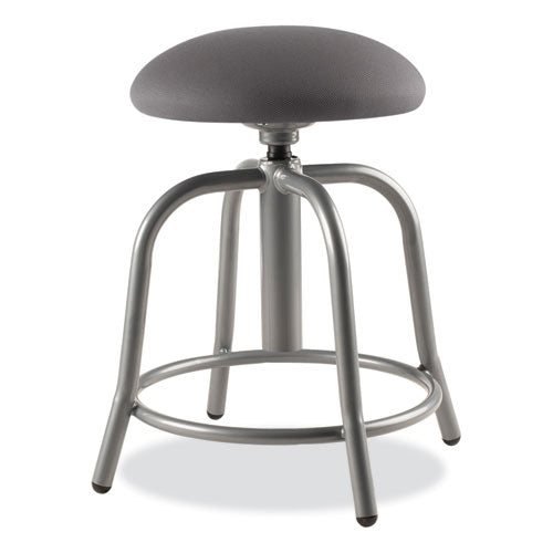 6800 Series Height Adjustable Fabric Padded Swivel Stool