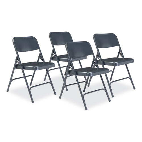 200 Series Premium All-Steel Double Hinge Folding Chair