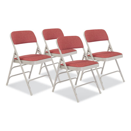 2300 Series Fabric Upholstered Tri-Brace Folding Chair