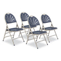 1100 Series Deluxe Fan-Back Tri-Brace Folding Chair
