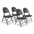 1100 Series Fan-Back Tri-Brace Dual Hinge Folding Chair