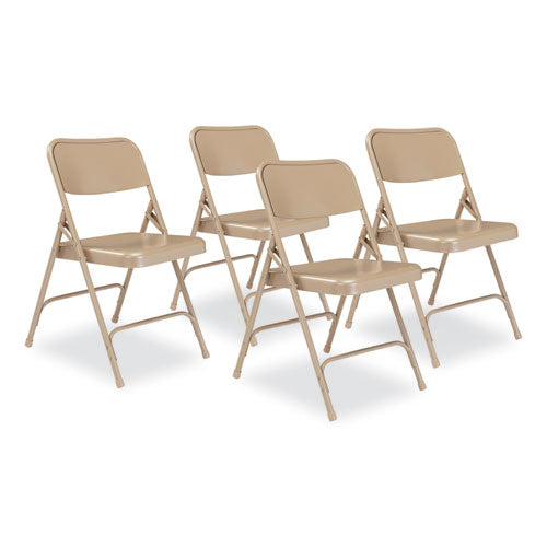 200 Series Premium All-Steel Double Hinge Folding Chair