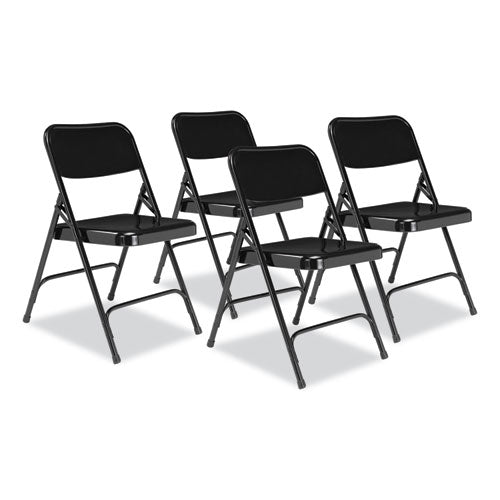 200 Series Premium All-Steel Double Hinge Folding Chair