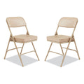 3200 Series 2" Vinyl Upholstered Double Hinge Folding Chair