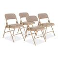 2200 Series Deluxe Fabric Upholstered Dual-Hinge Premium Folding Chair