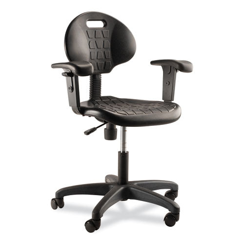 6700 Series Polyurethane Adjustable Height Task Chair with Arms