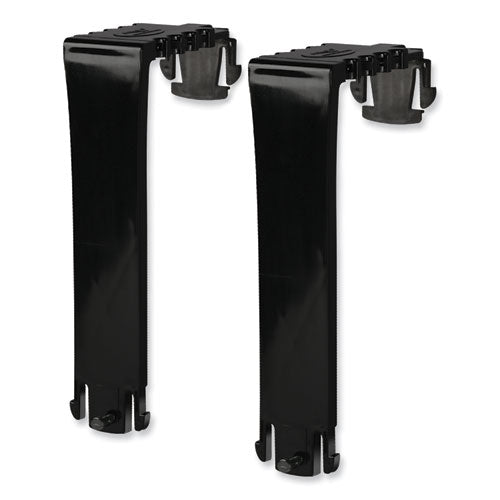 Two Break-Resistant Plastic Partition Brackets