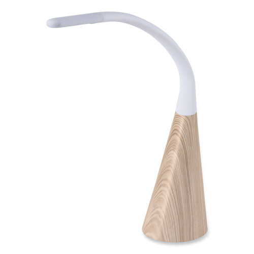 Office Flexible Wood Grain Desk Lamp