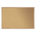 Natural Cork Bulletin Board with Wood Frame