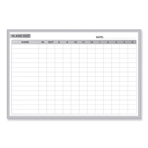 In/Out Magnetic Whiteboard