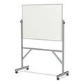 Reversible Magnetic Porcelain Whiteboard with Aluminum Frame